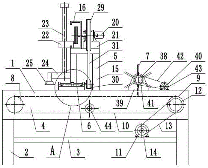 A reciprocating antistatic device