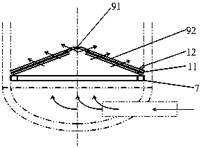 A kind of air distribution plate and reactor thereof