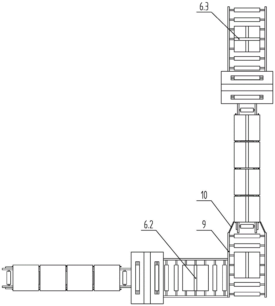 Automatic continuous double-strip packing and conveying system