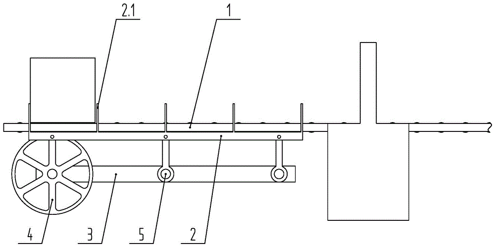 Automatic continuous double-strip packing and conveying system