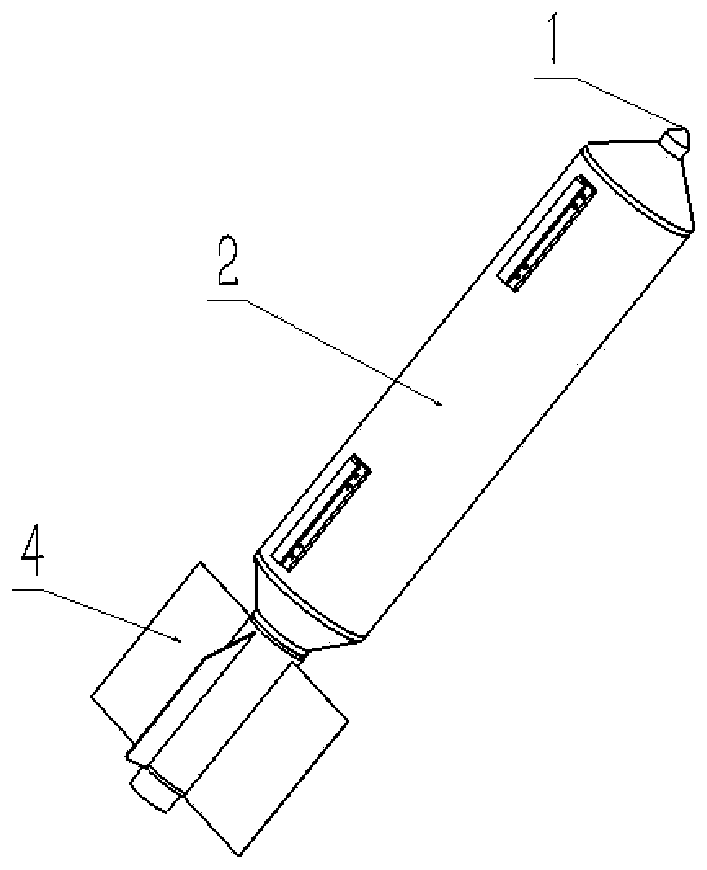 Main-sub type airborne fire extinguishing bomb