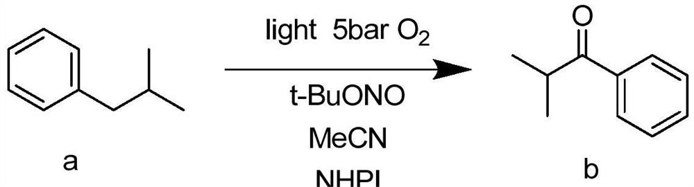 Method for preparing aromatic hydrocarbon alpha ketone carbonyl compound through continuous visible light catalytic molecular oxygen oxidation in micro-channel reactor