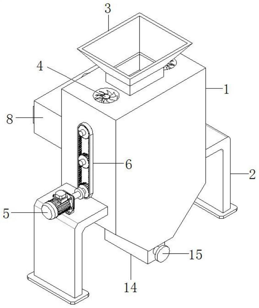 Sand bin with cooling function for lost foam casting