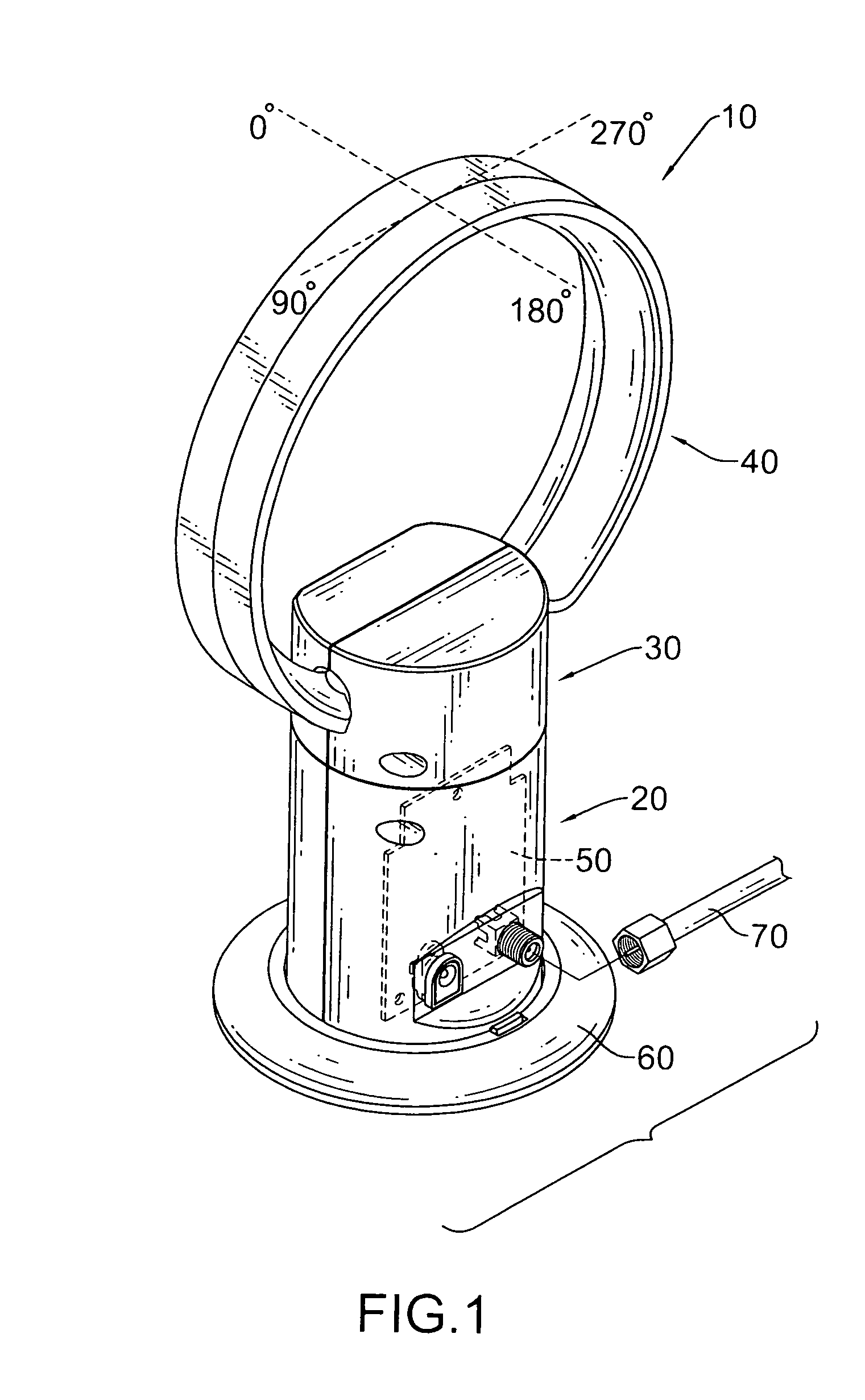 Digital indoor antenna device