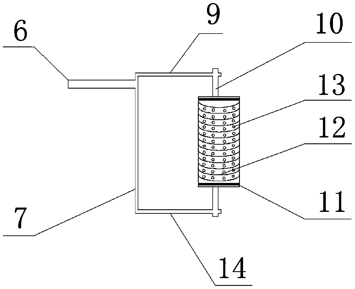 Bobbin creel structure used for bobbin winder