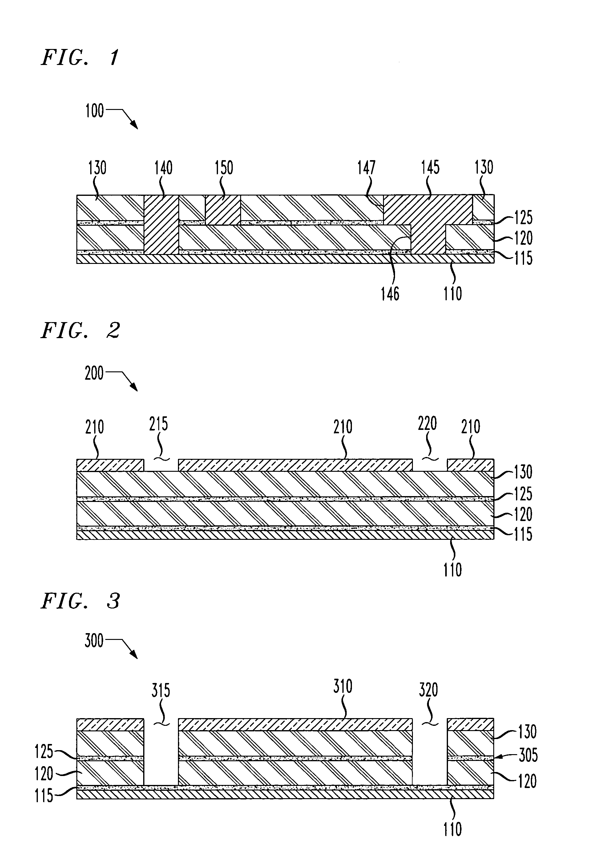 Dual damascene process with no passing metal features