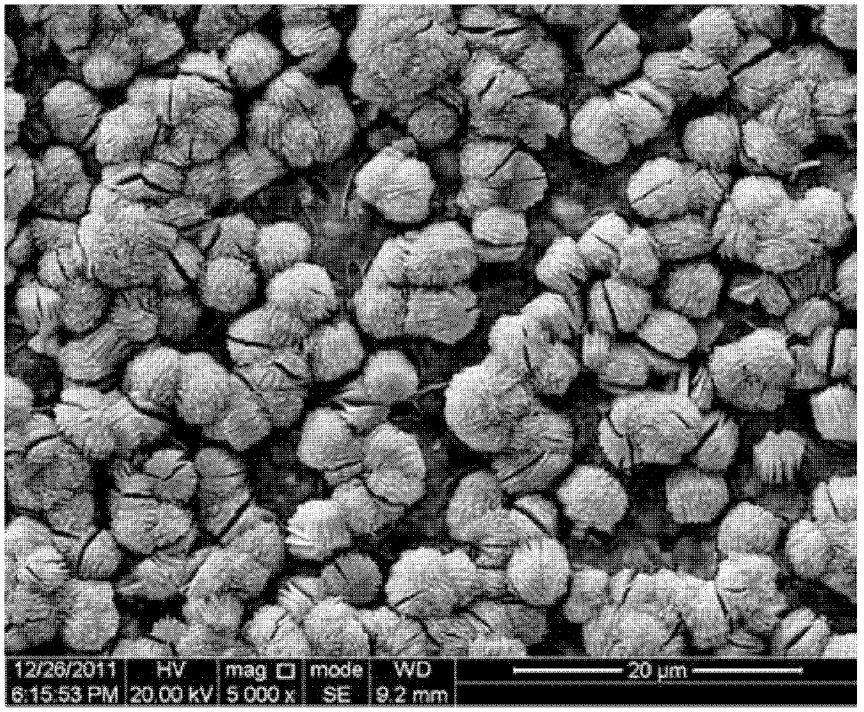 Preparation method of CuO micro-/nano-array electrode for lithium ion battery