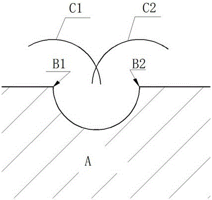 UG-based optimization method of planar-cavity small-curvature radius arc numerical control processing