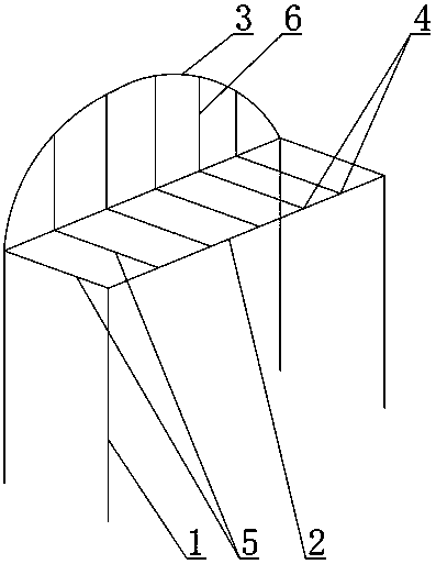 A kind of cultivation method of arch pull type tree bridge