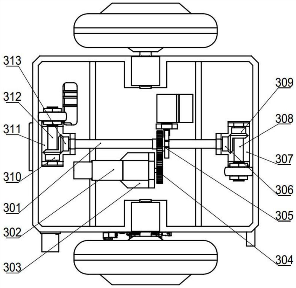 Single drive double support bracket and self-balancing system