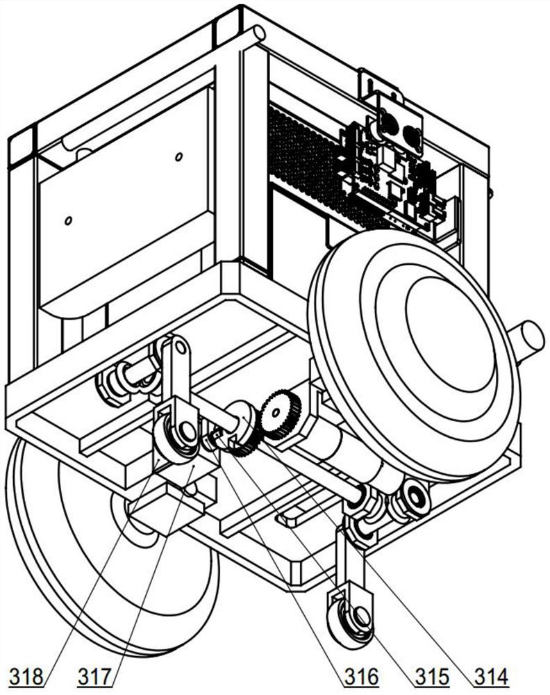 Single drive double support bracket and self-balancing system