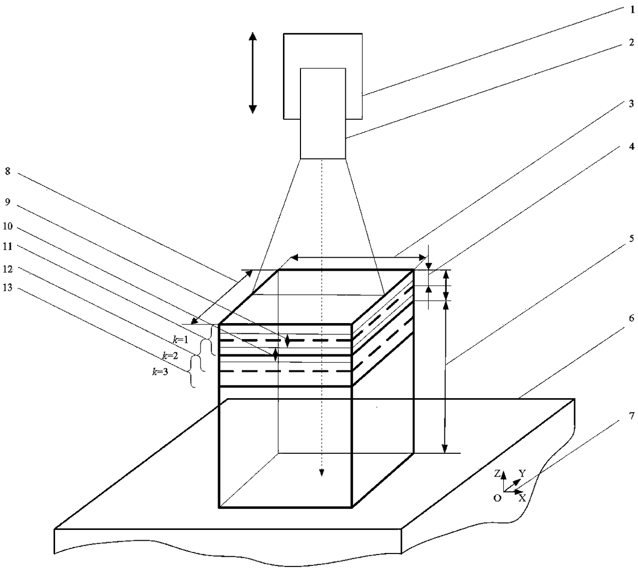 Microscopic vision system microscopic depth of field digital expansion method and system based on computer microscopic vision tomography technology