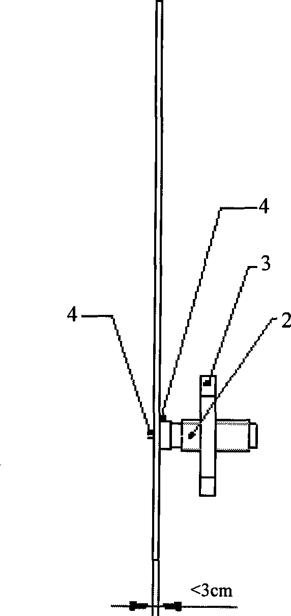 Card type indoor ceiling suction wideband antenna