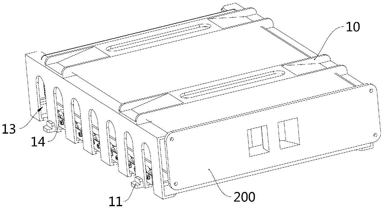 Power battery mounting structure and vehicle