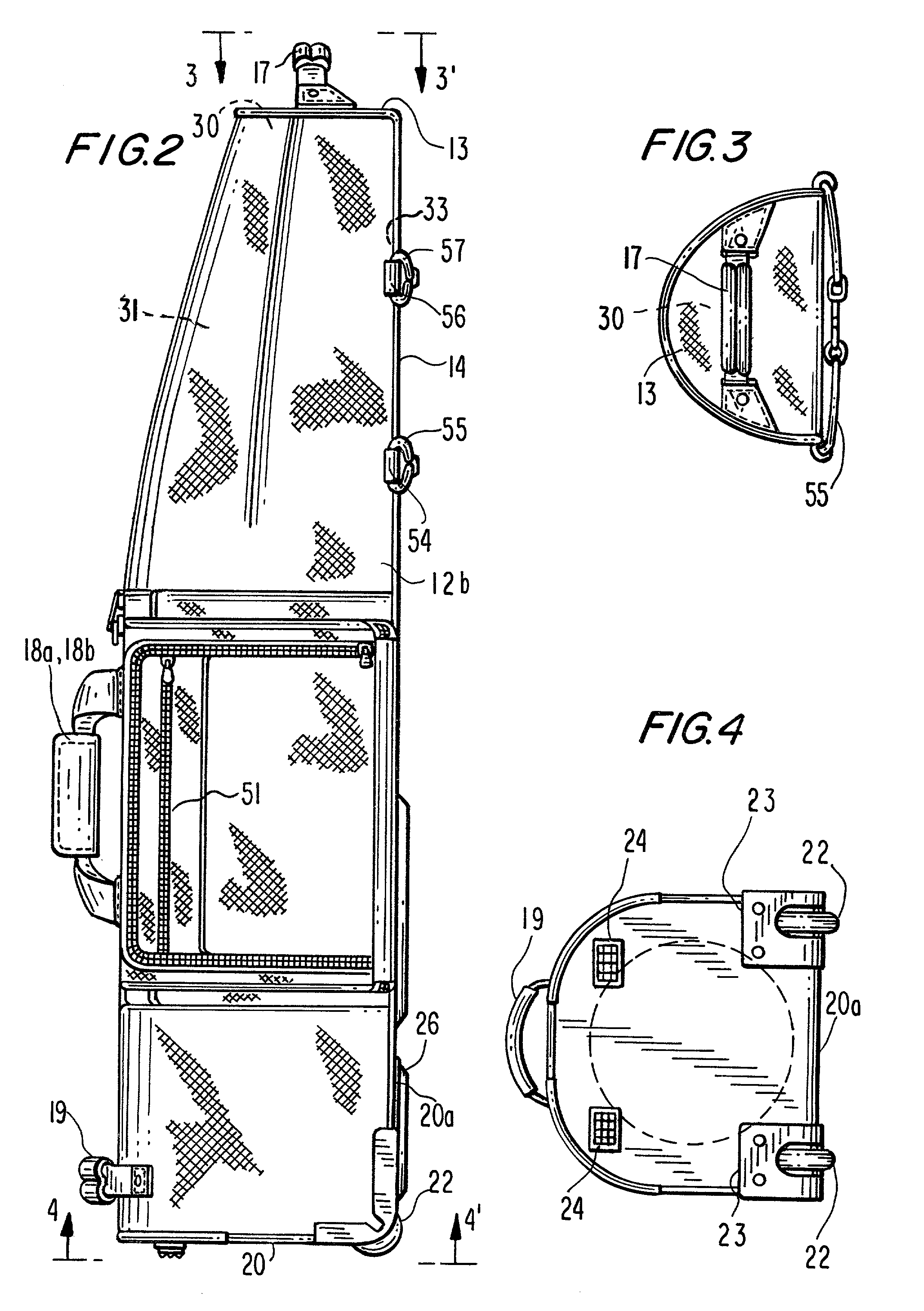 Golf bag flexible cover structure having dual detachable side bags