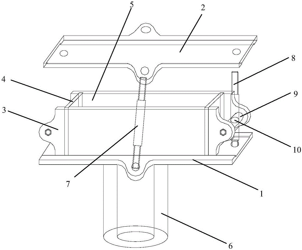 Centrifugal concrete strength testing test mold and centrifugal concrete strength testing method