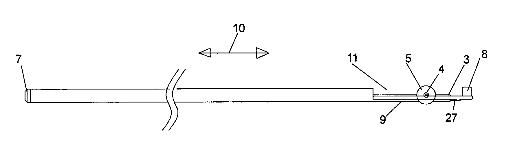 Sensor according to the runtime principle with a detector unit for mechanical-elastic waves