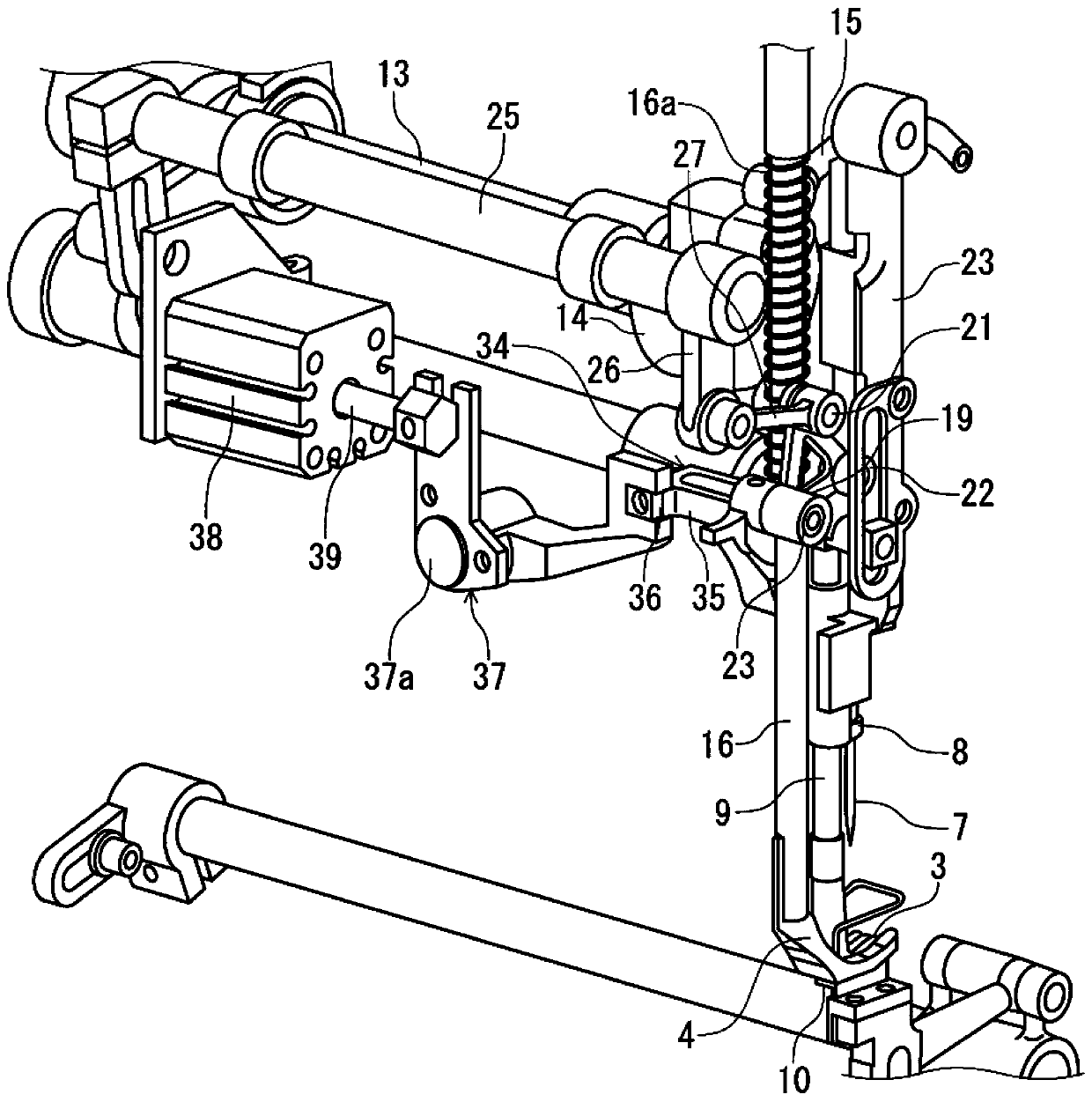 Control method of sewing machine