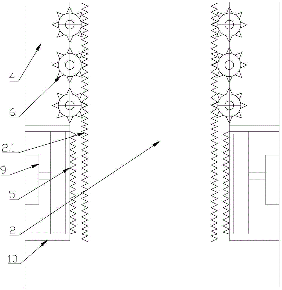 Pile and cable combined platform and application method adapting to tidal range changes thereof