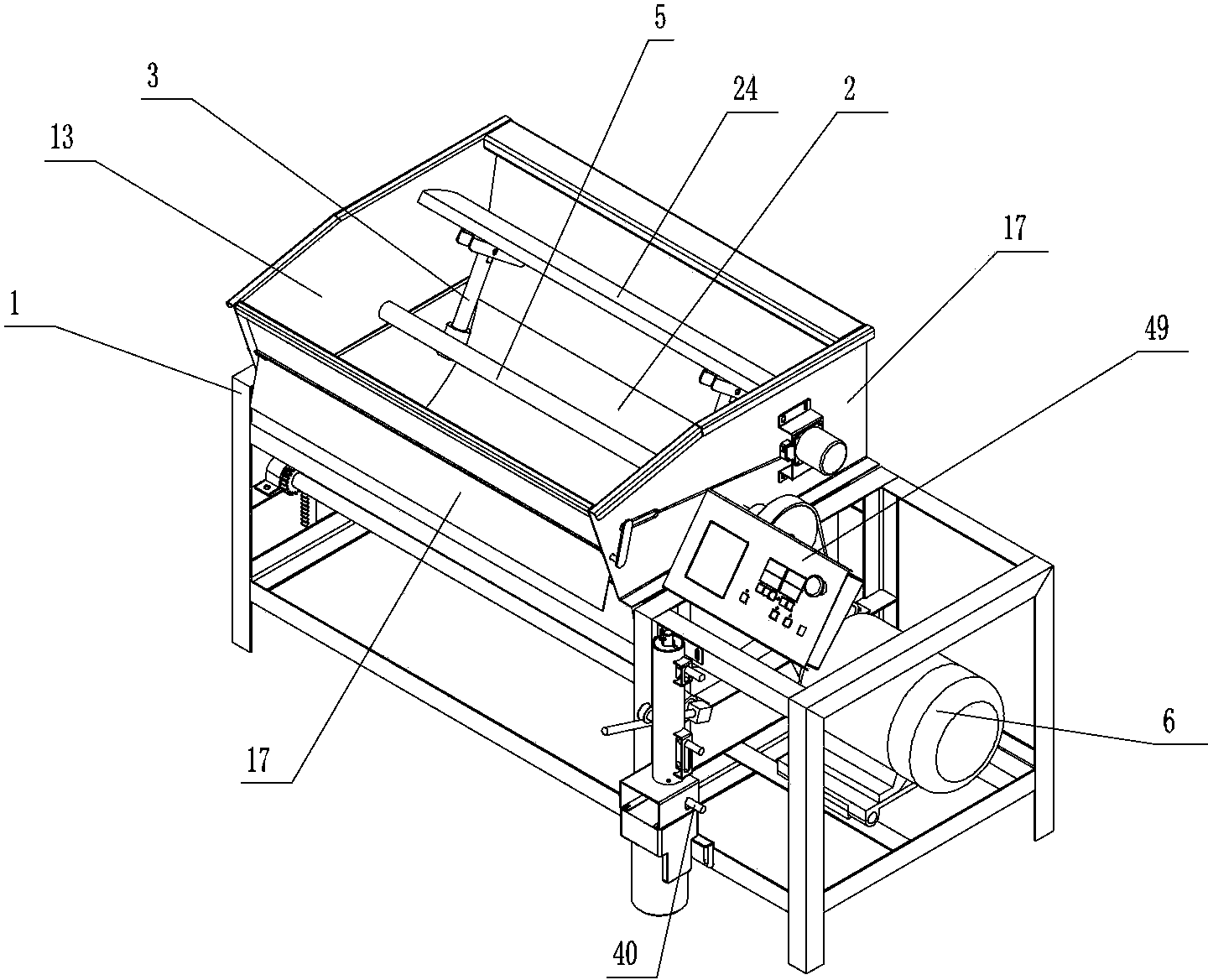 Automatic tea leaf roasting machine and automatic tea leaf processing method thereof