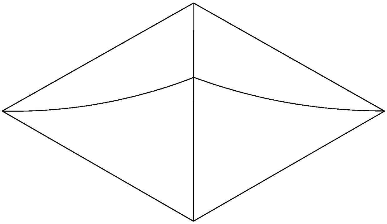 Anti-glare plate with nonlinear edge pyramid microstructure