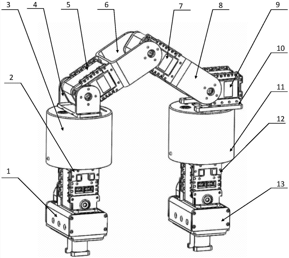 Bionic manipulator able to climb and operate