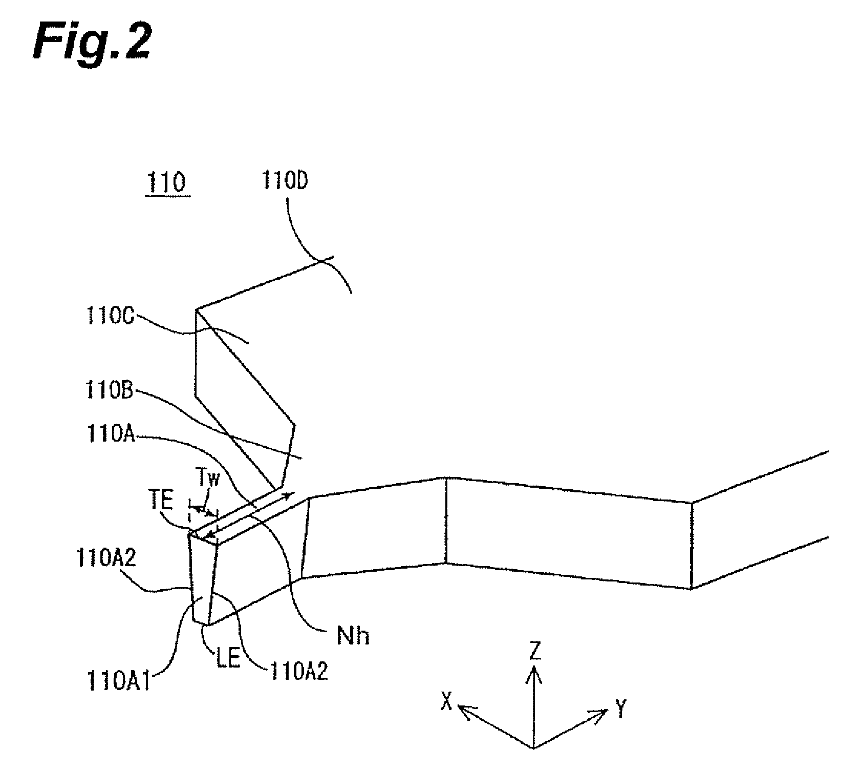 Perpendicular magnetic recording head that suppresses side fringing