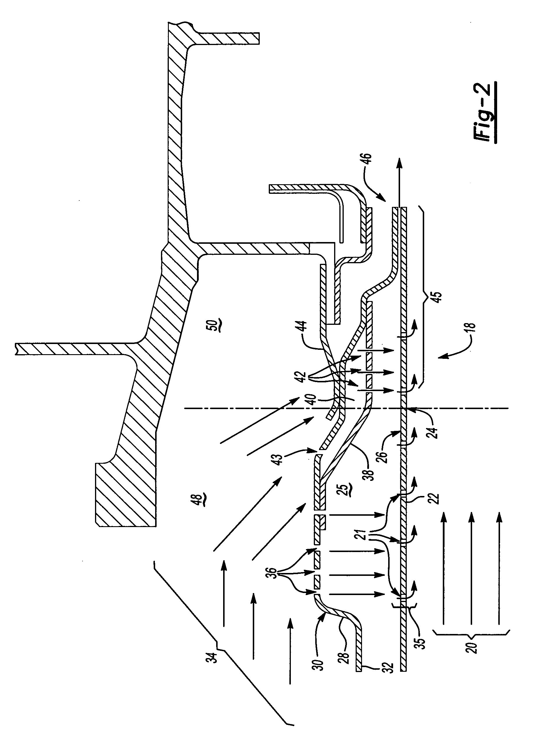 Inner plenum dual wall liner