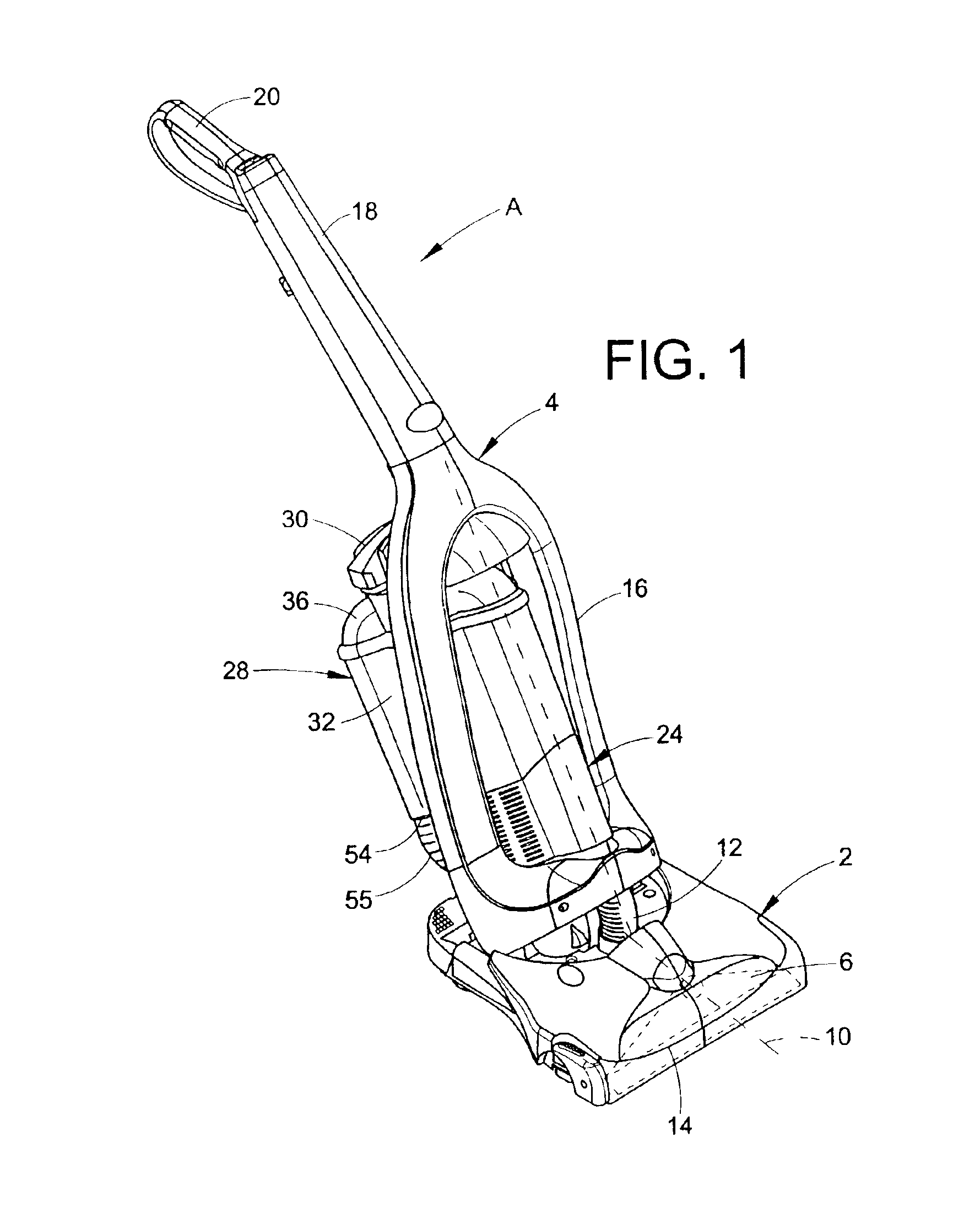 Vacuum cleaner with noise suppression features