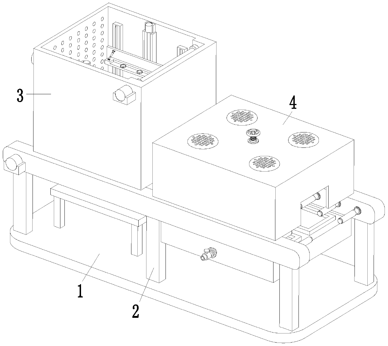 A dry non-contact cleaning device