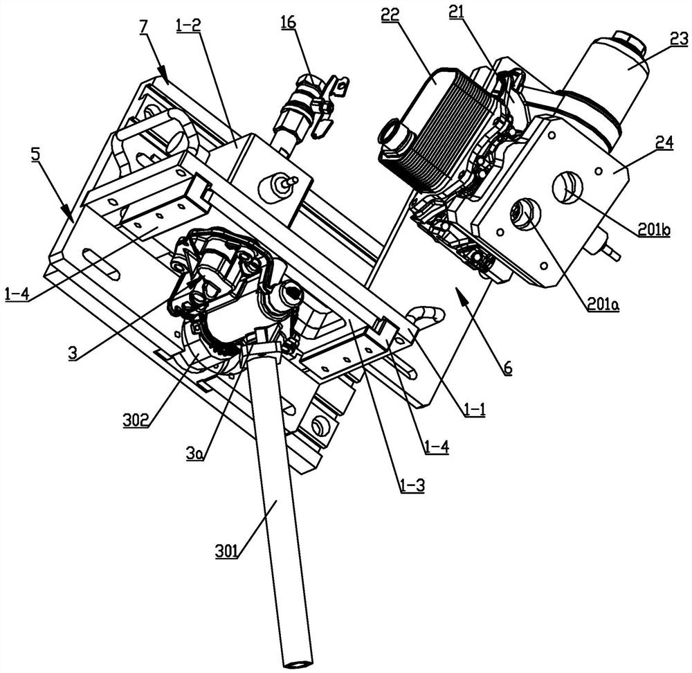 Test tool of engine oil pump