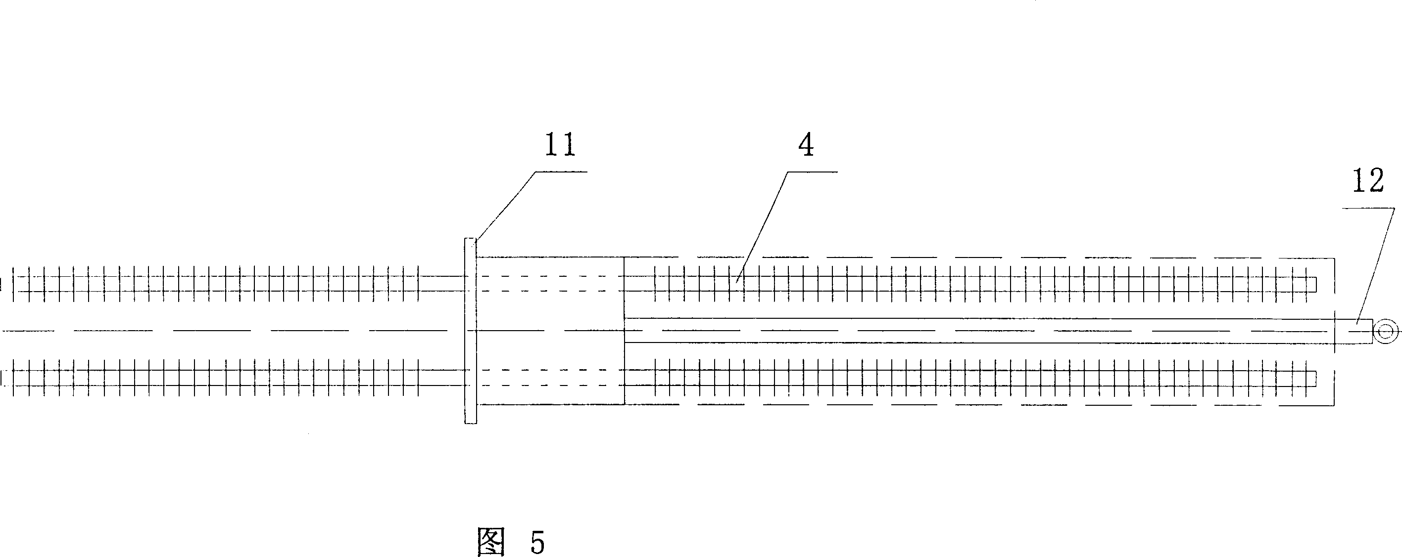 Heat radiation method for transformer chamber