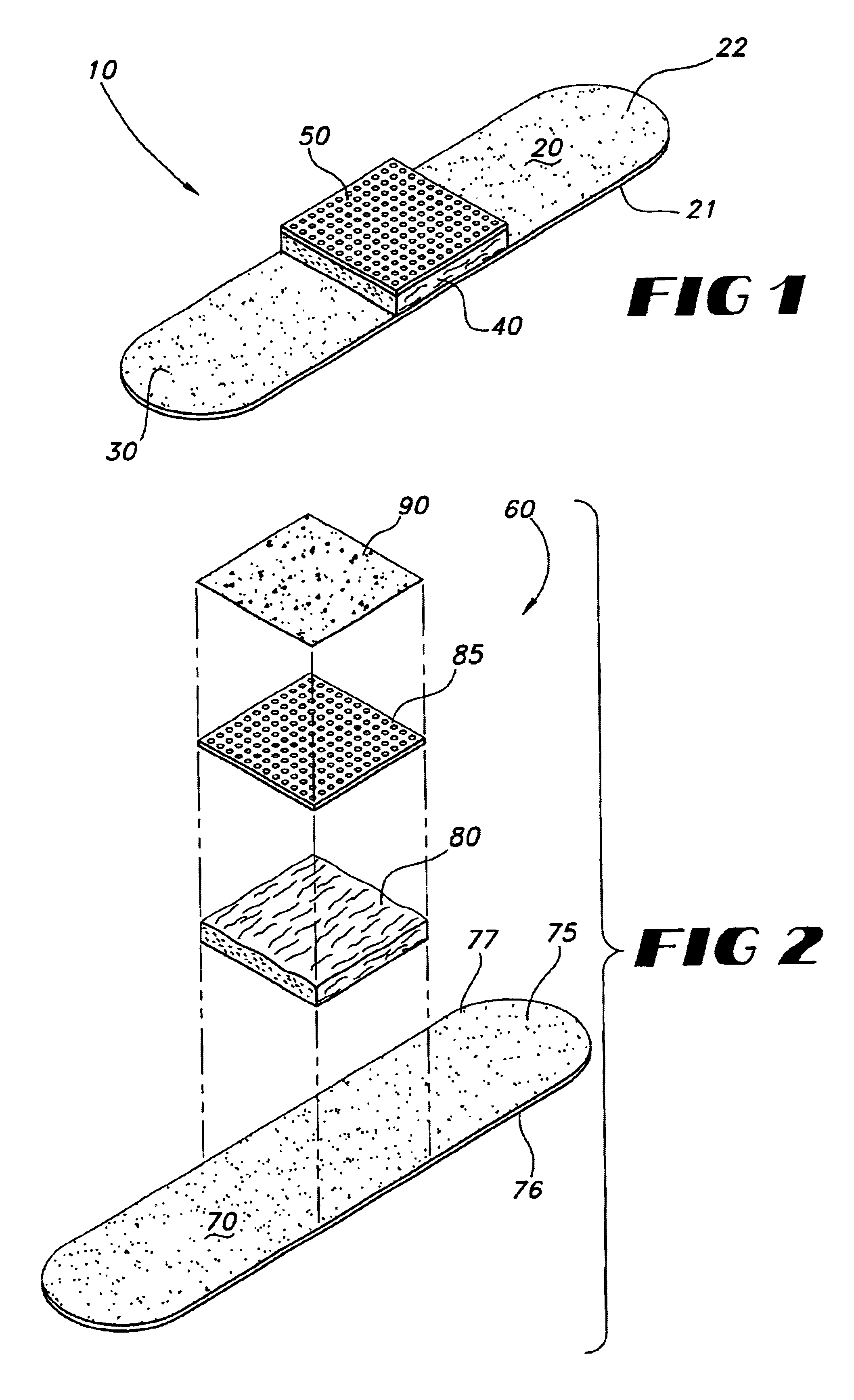 Bandage, methods of producing and using same