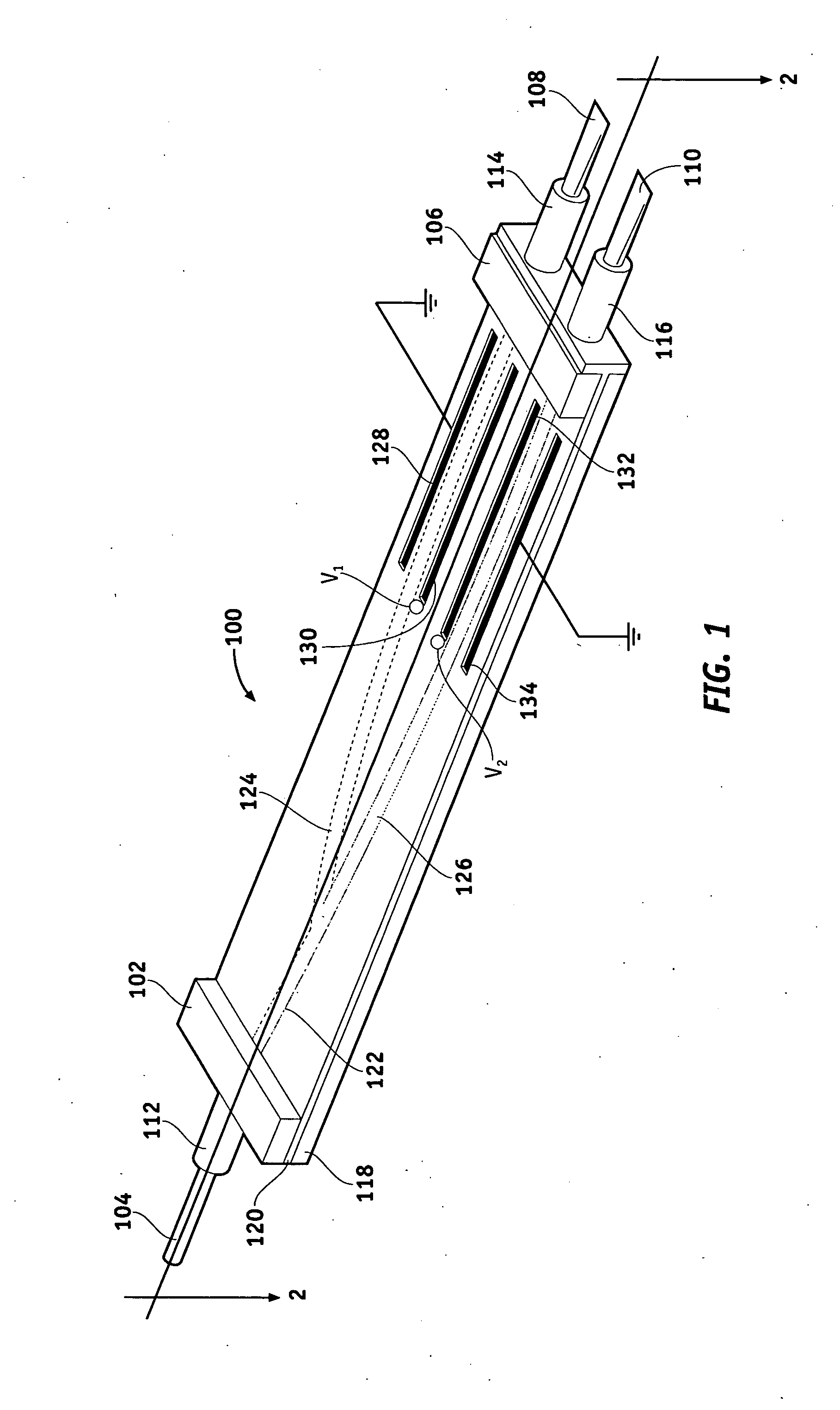 Waveguide device having improved spatial filter configurations