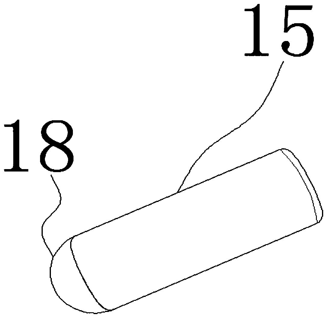 Magnetic impact type gravity center transfer system