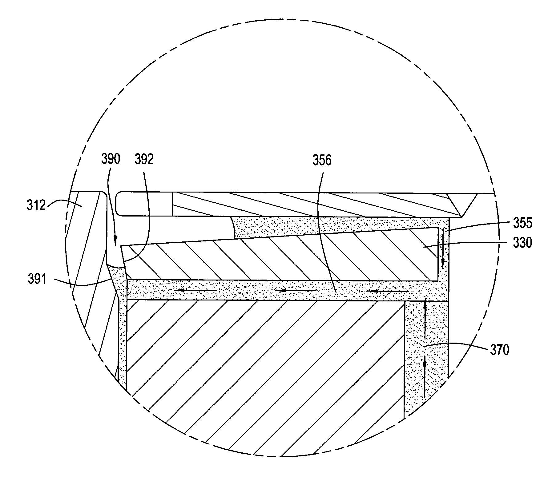 Dynamic radial capillary seal