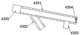 Spraying device with adjustable spraying distance