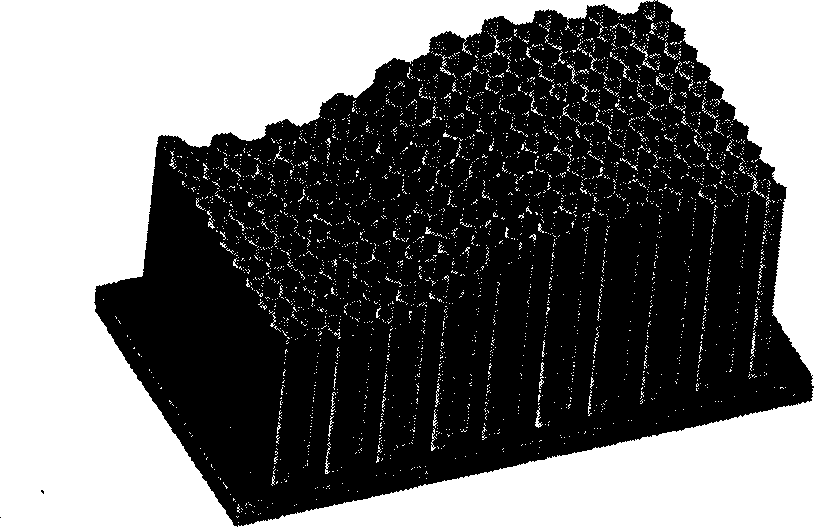 Method for machining cellular flexible structure material