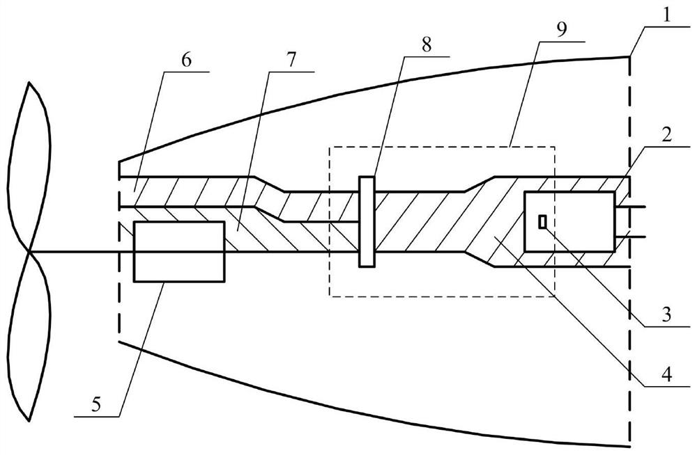 Battery temperature control system and method for high-altitude electrically-driven aircraft