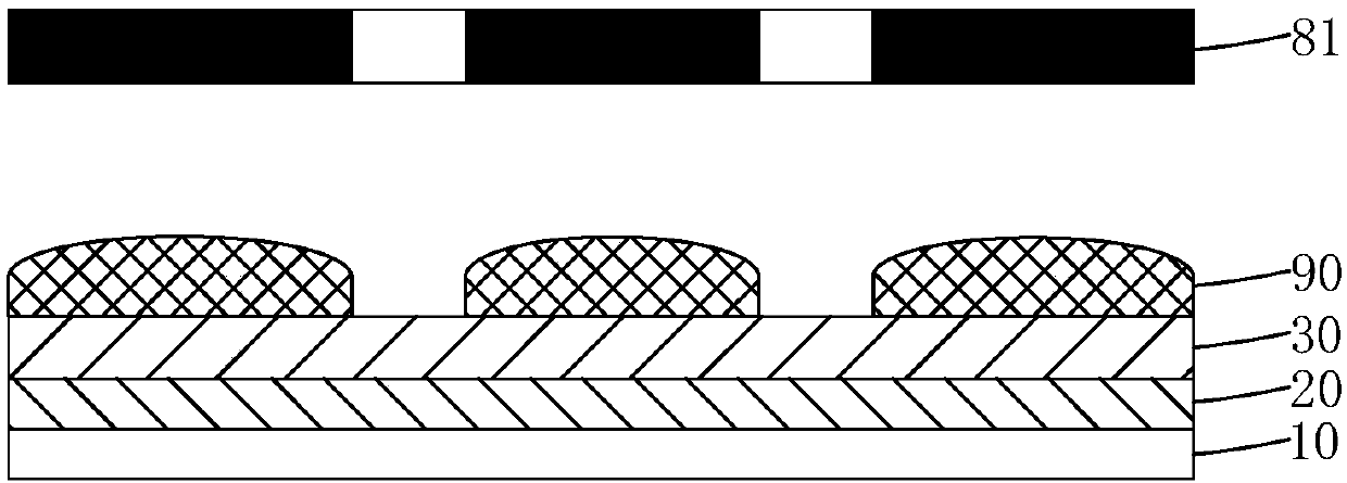 Manufacturing method of top gate type thin film transistor and top gate type thin film transistor