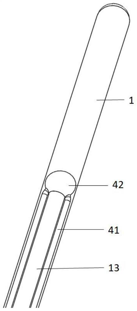 Photodynamic therapy instrument used in human body cavity and cavity organ