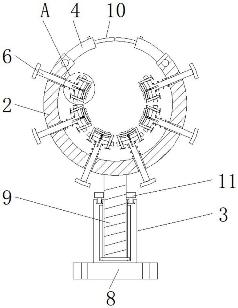 Power line sheathing device convenient to fix