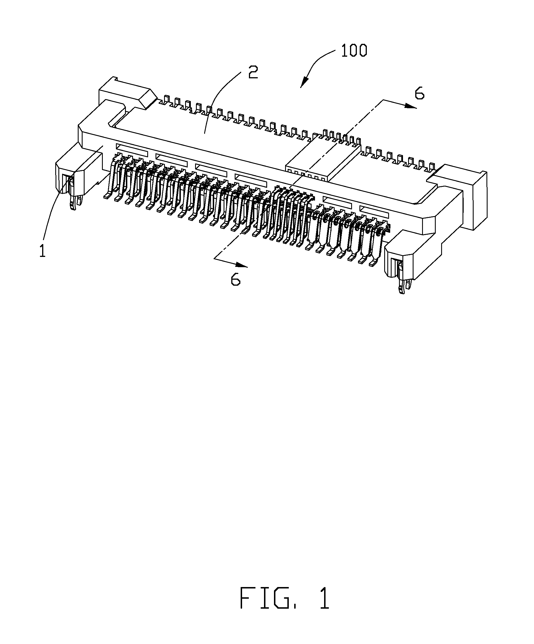 Electrical connector with two grounding bars