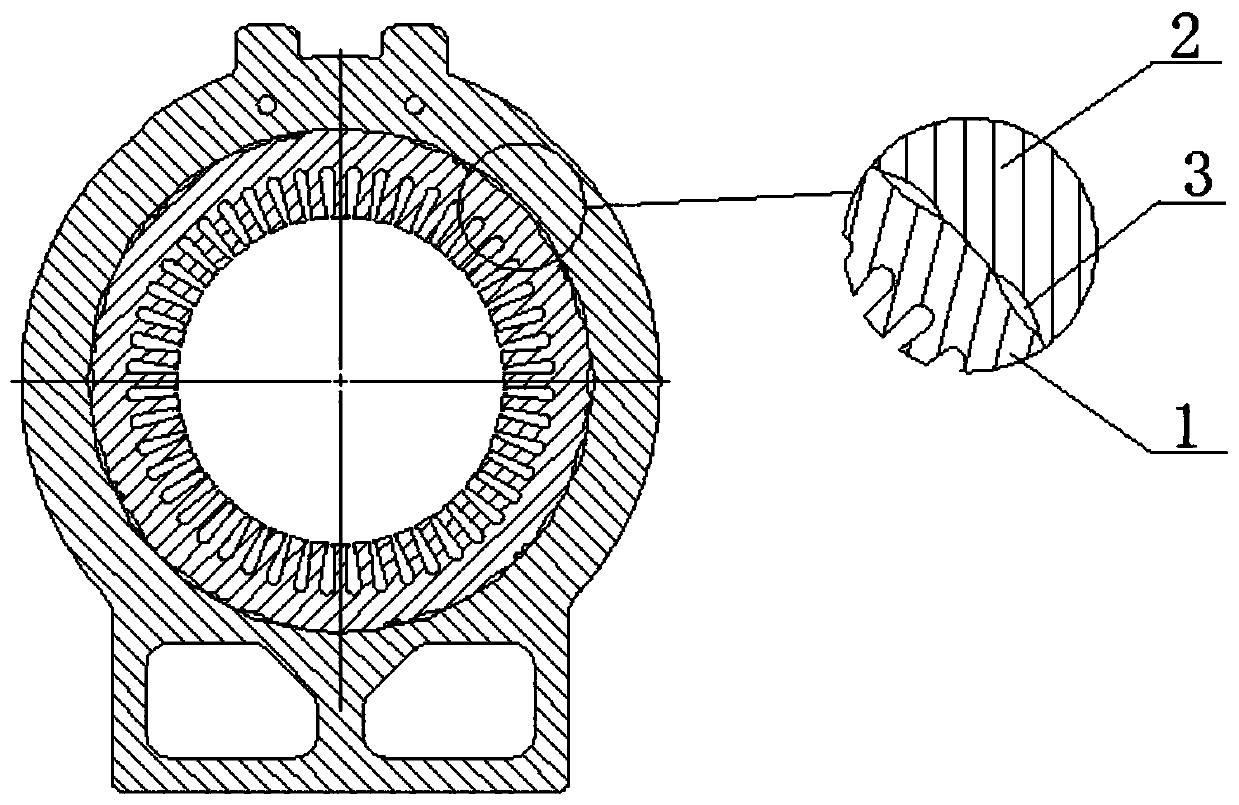 Stator core cooling structure and motor cooling system