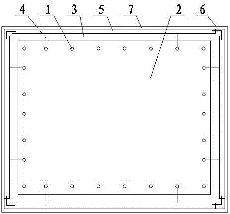 Built-in stand type cast-in-place reinforced concrete pillar and construction method