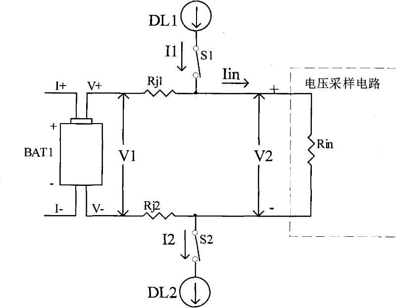 Method for detecting poor contact of battery voltage testing terminals