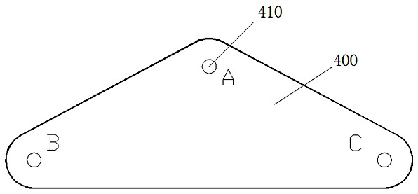 Power transmission line straight tower OPGW (Optical Fiber Composite Overhead Ground Wire) connection point deployment structure and method