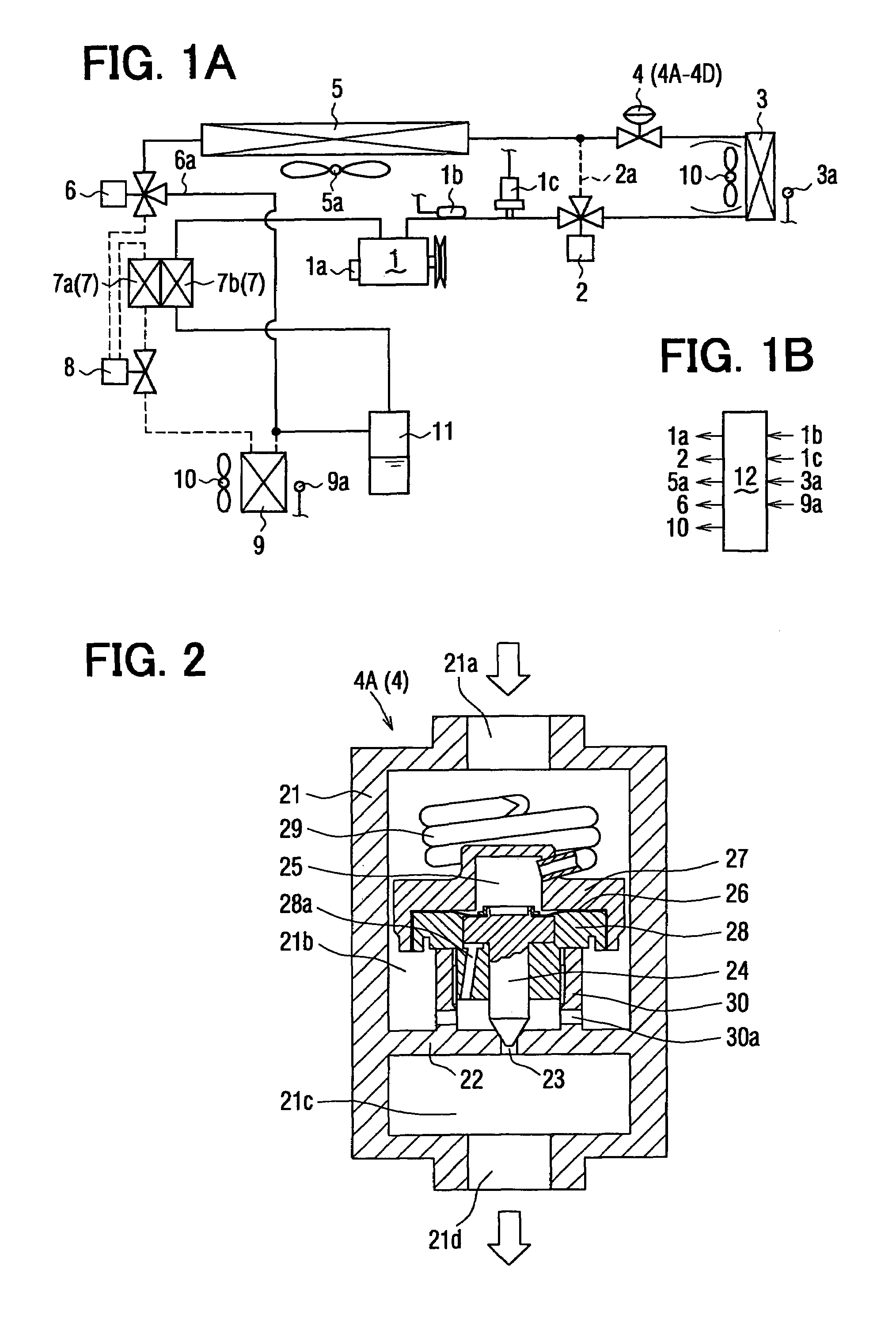 Pressure control valve and vapor-compression refrigerant cycle system using the same