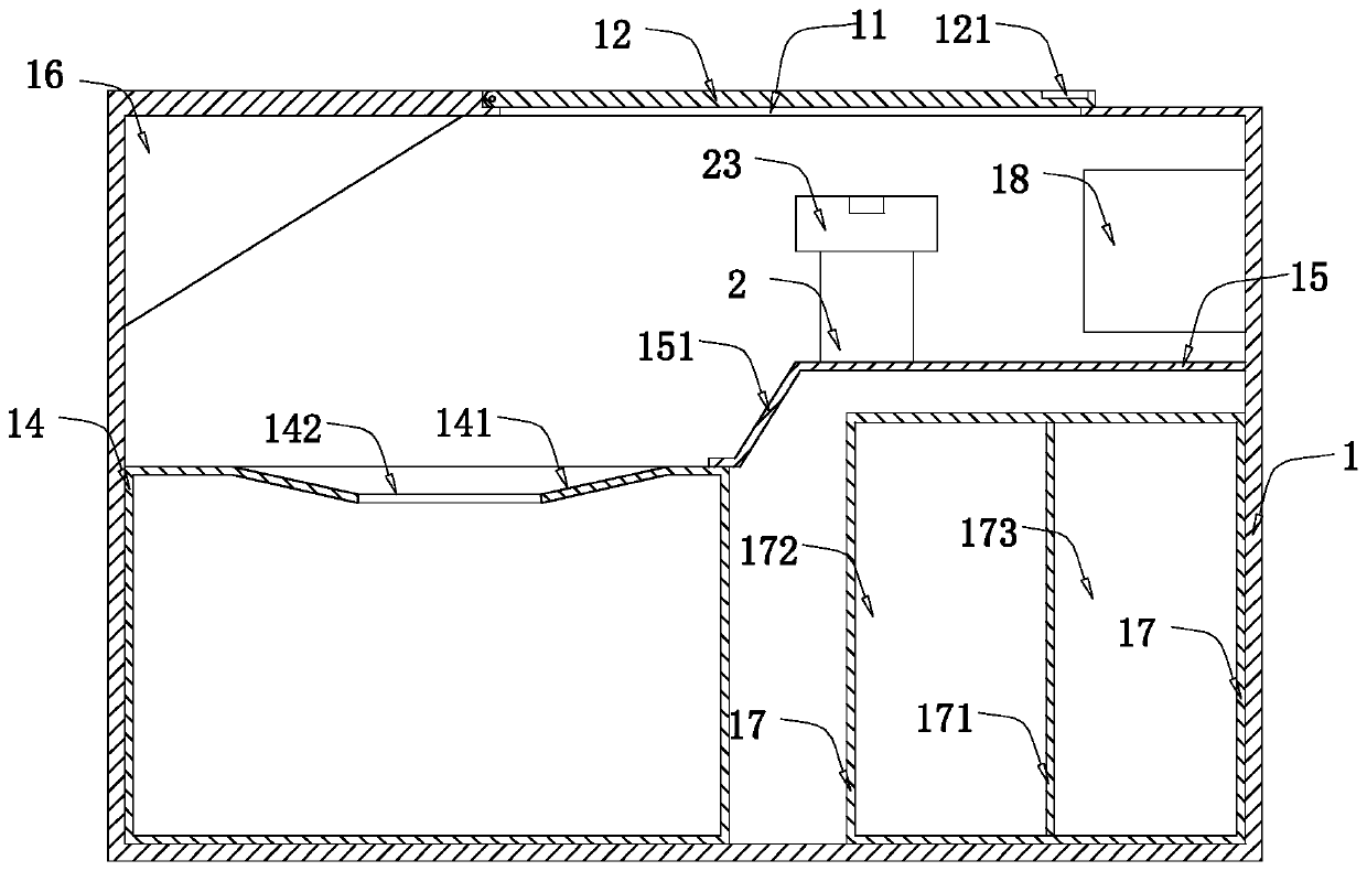 Genital nursing cleaning device