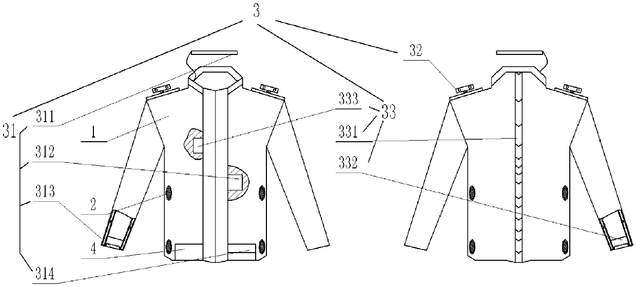 Anti-fatigue air-conditioning garment capable of performing automatic early warning